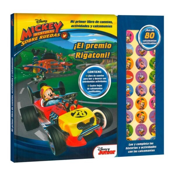 Libro Mickey sobre Ruedas ¡El premio Rigatoni!