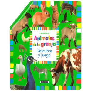 Libro pop up Descubre y juega: Animales de la granja