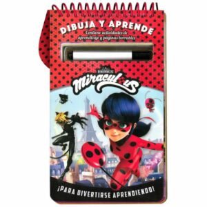 Libro Miraculous, dibuja y aprende