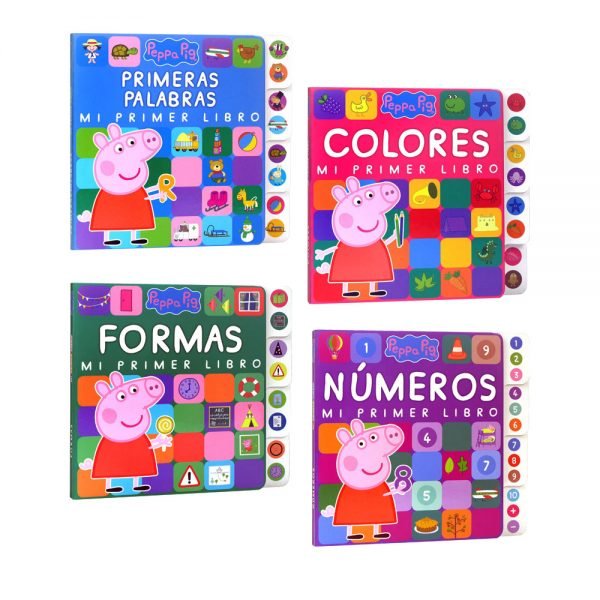 Peppa Pig, Paquete Mi Primer Libro - 4 Packs