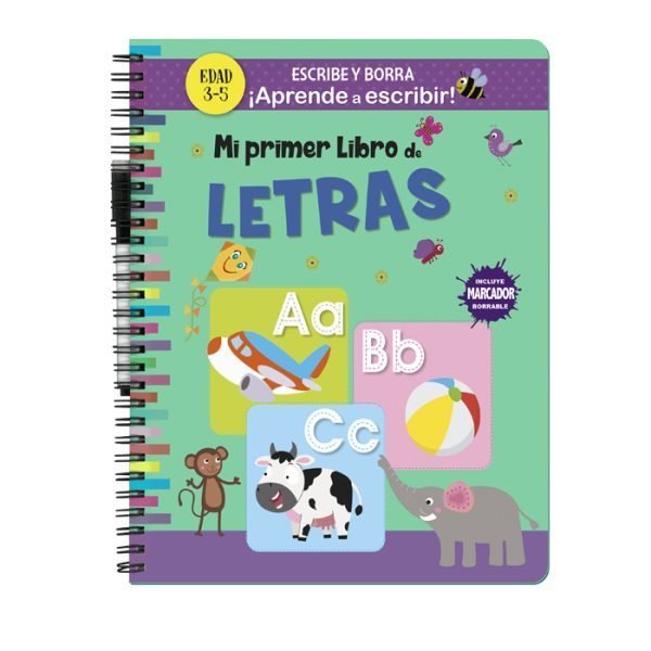 Mi Primer Libro de Letras – Colección Escribe y Borra