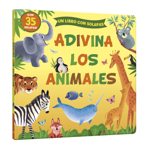 Adivina los animales: Libro con solapas