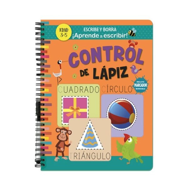 Libro Control de lápiz: colección Escribe y Borra