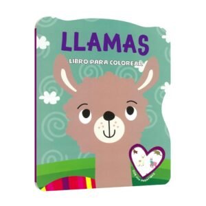 Llamas: Libro para colorear