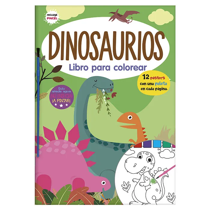 Dinosaurios Libro para Colorear