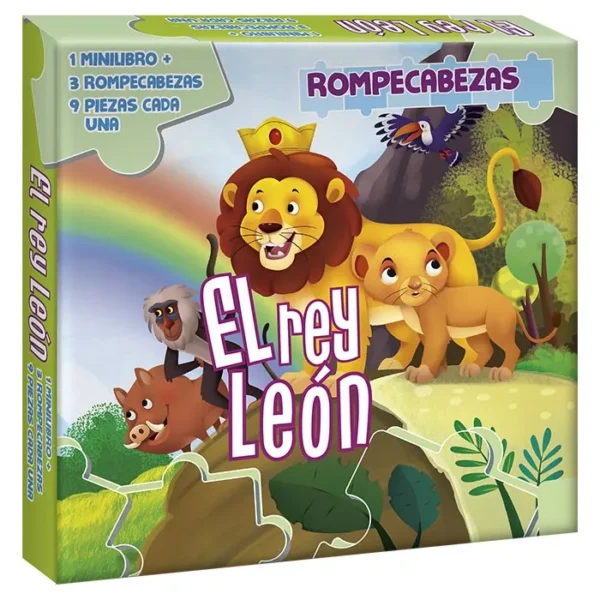 El Rey León Rompecabezas Libro