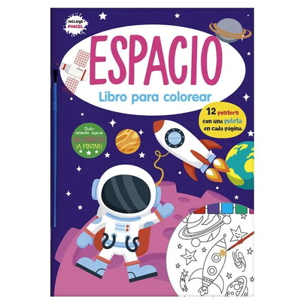 Espacio: Libro para colorear