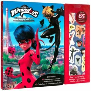 Libro Miraculous: Leer, actividades y calcomanías