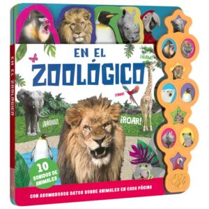 Libro Sonoro En el Zoológico, 10 sonidos de animales