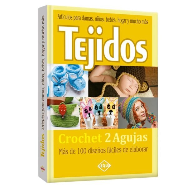 Libro Tejidos Crochet 2 Agujas