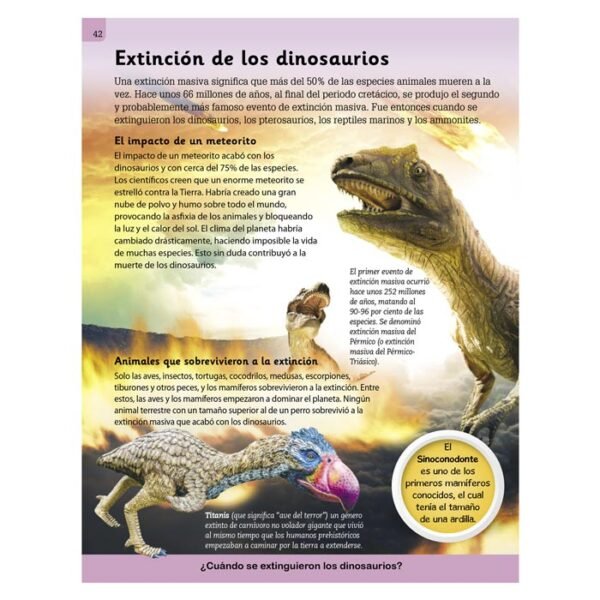 Enciclopedia Ilustrada Dinosaurios y Vida Prehistórica - Imagen 2