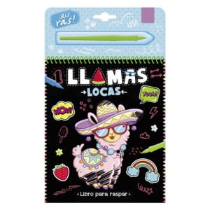 Llamas Locas - Libro para Raspar