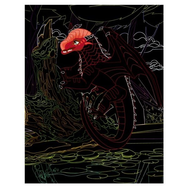 Rapar y Colorear - Dragones - Imagen 3