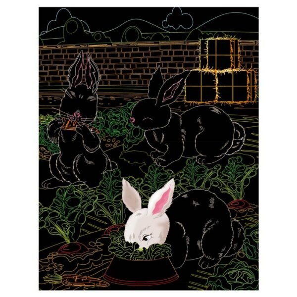 Raspar y Colorear - Animales de la Granja - Imagen 4
