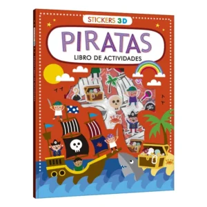 Libro de Actividades Con Stickers En 3D – Piratas