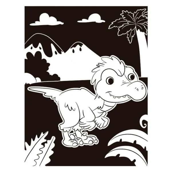 Neón - Coloreando Dinosaurios - Imagen 4