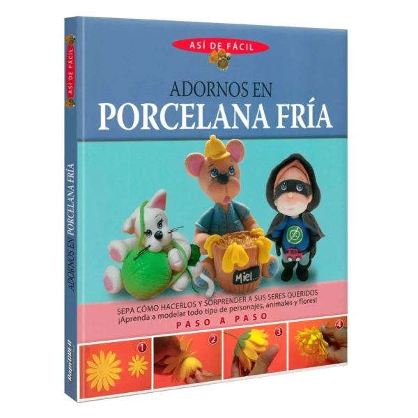 Libro Adornos con Porcelana Fría