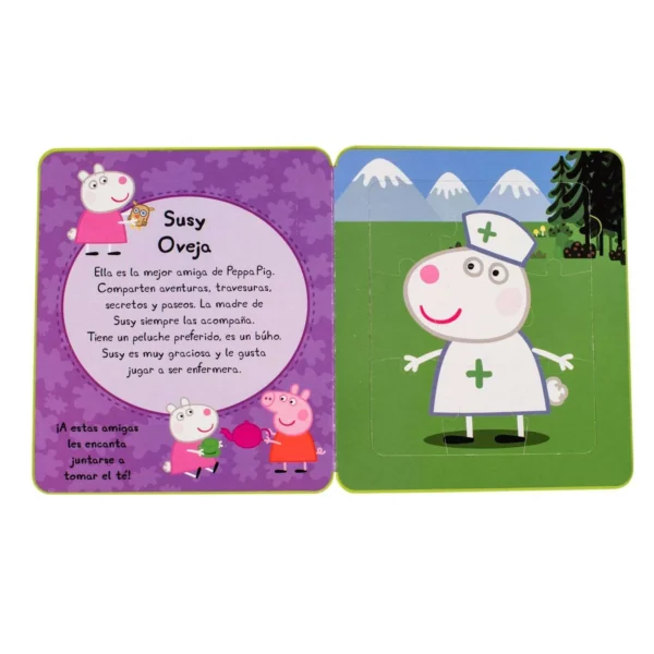 Mi Primer Libro Con Rompecabezas -  Peppa Pig - Imagen 5