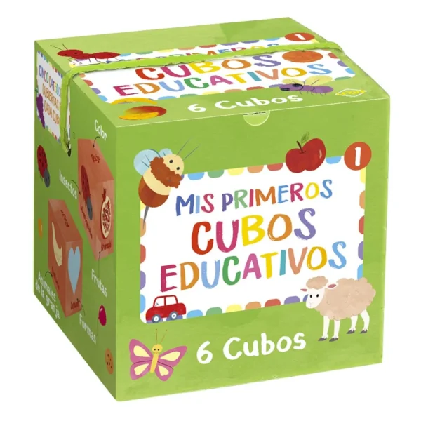 Libro infantil Mis Primeros Cubos Educativos – Verde