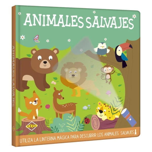 Libro con Linterna - Animales Salvajes