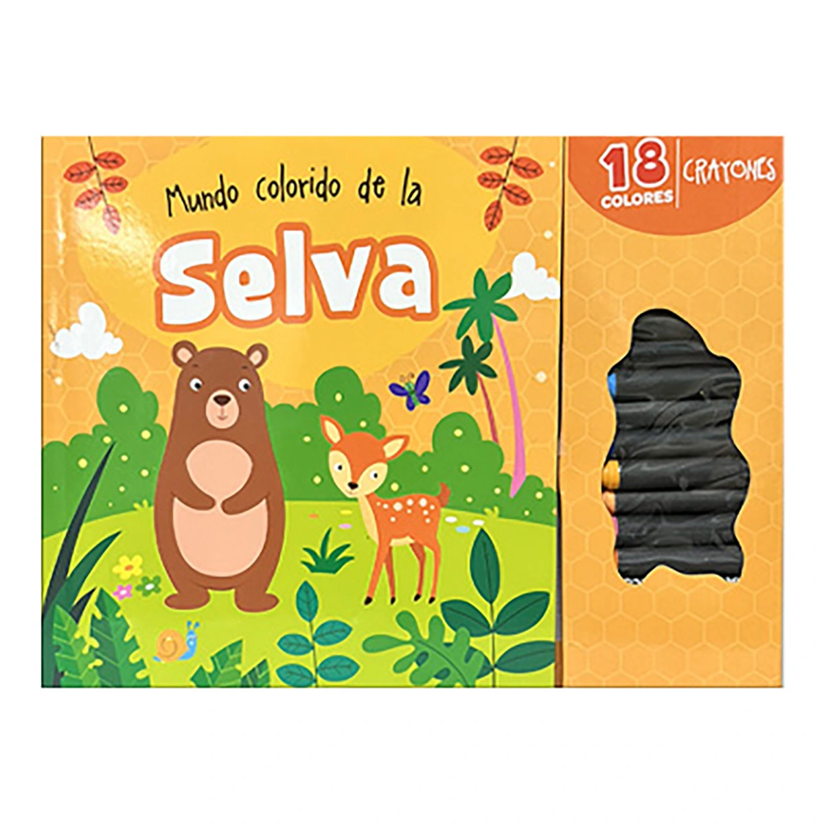Libro Para Colorear – Mundo Colorido de la Selva | Lexus Editores