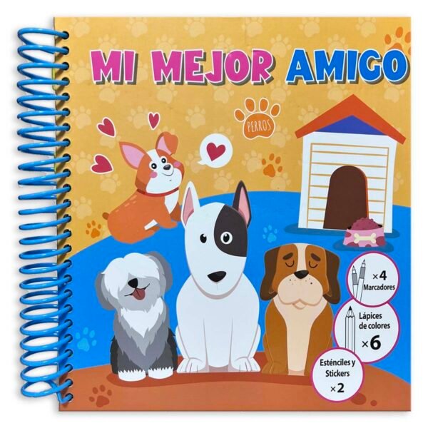 Libro para colorear mi mejor amigo