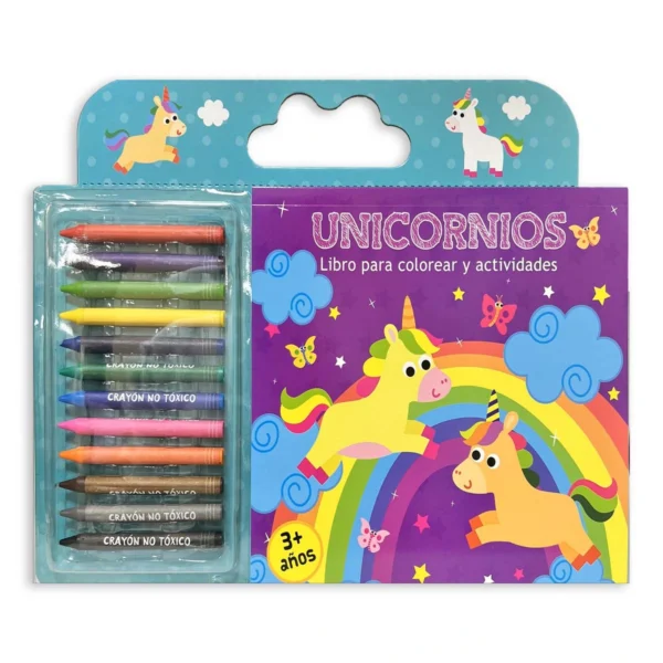 Libro para colorear y actividades Unicornios