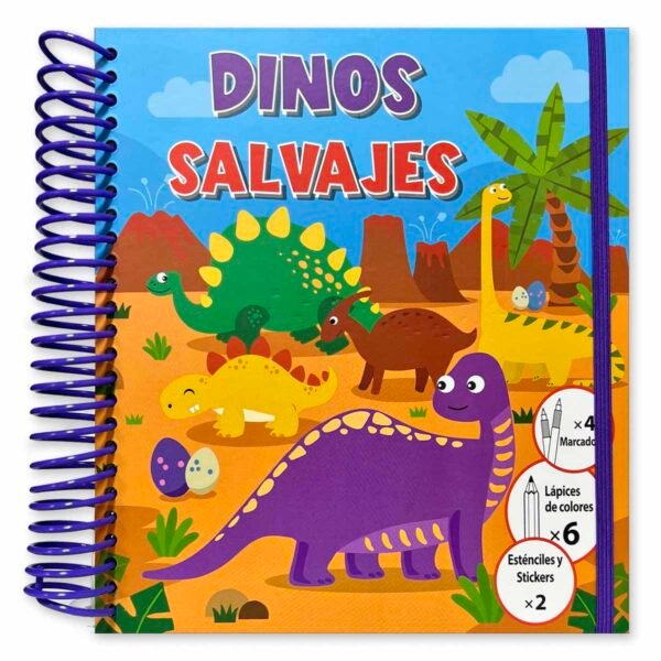 Libro para colorear - Dinos