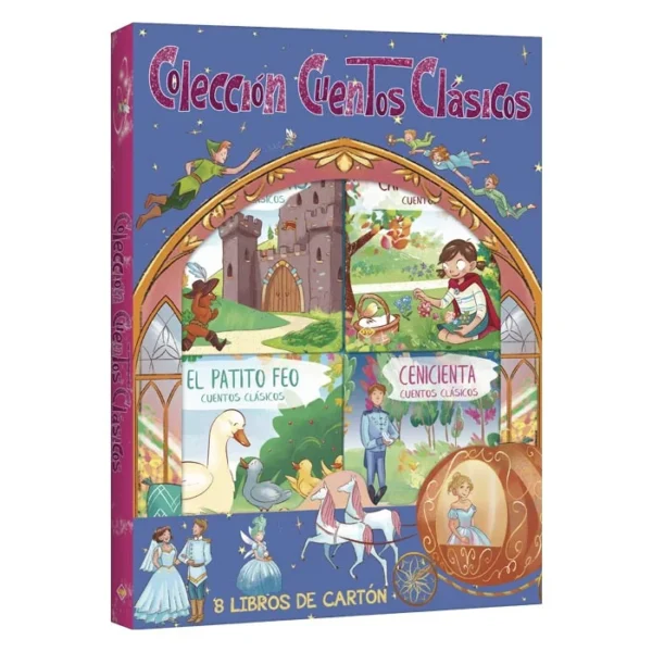 8 Libritos de Cartón - Colección Cuentos Clásicos