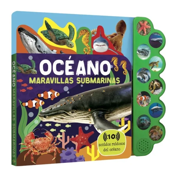 Libro Océano - Maravillas Submarinas 10 Sonidos