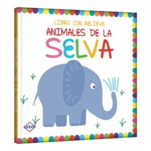 Libro con Relieve – Animales de la Selva