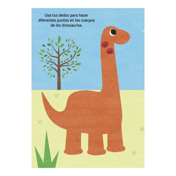 ¡Pinta con huellas! - Dinosaurios - Imagen 2