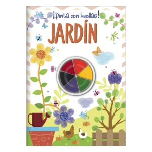 Libro ¡Pinta con huellas! – Jardín
