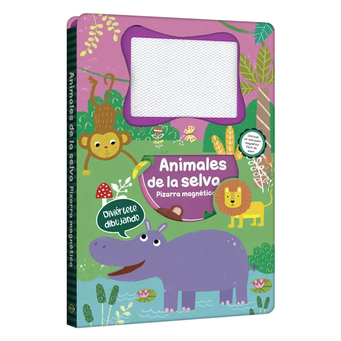 Libro Animales de la Selva – Pizarra Magnética