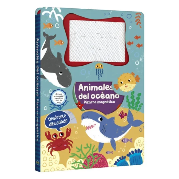Libro infantil Animales del Océano – Pizarra Magnética