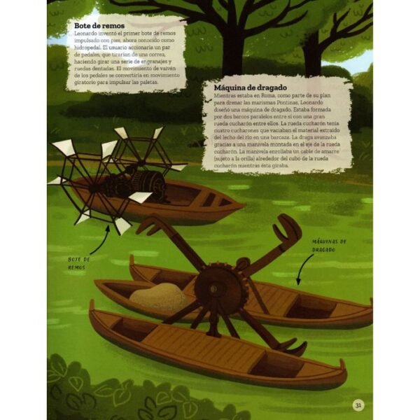 Las Extraordinarias Ideas - Leonardo Da Vinci - Imagen 3