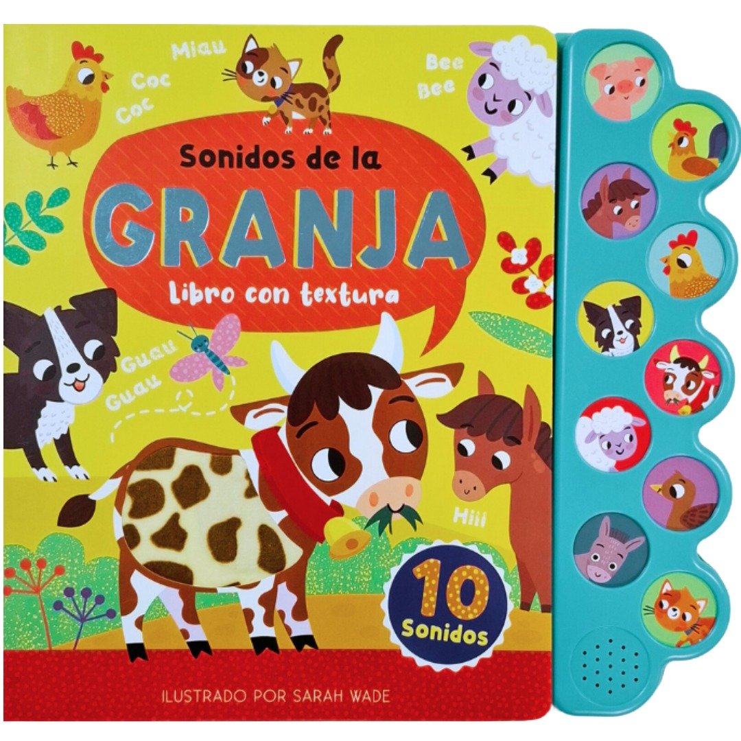 Libro con Textura – Sonidos De La Granja