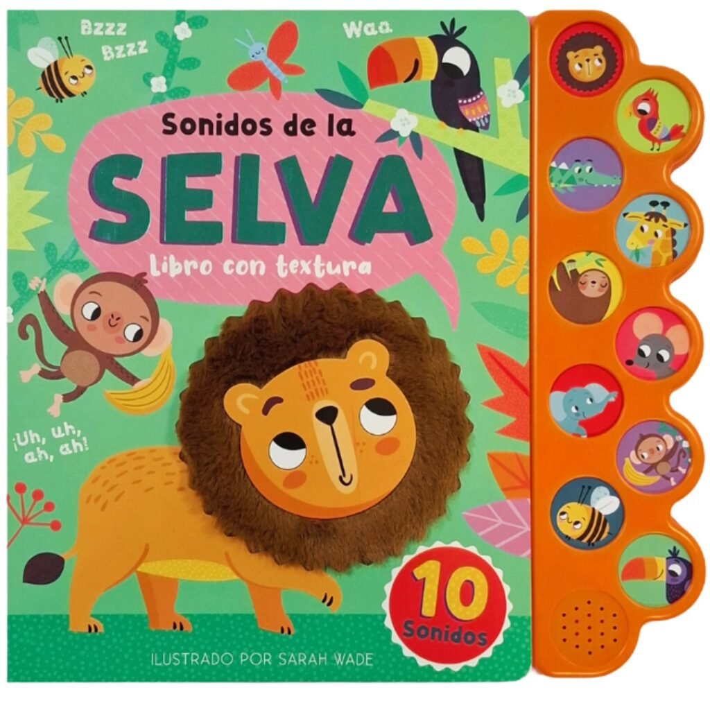 Libro con Textura – Sonidos De La Selva | Lexus Editores México