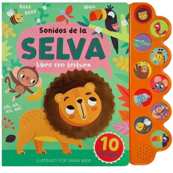 Libro con Textura – Sonidos De La Selva