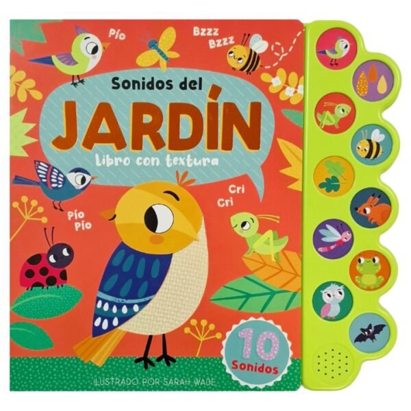 Libro con Textura - Sonidos Del Jardín