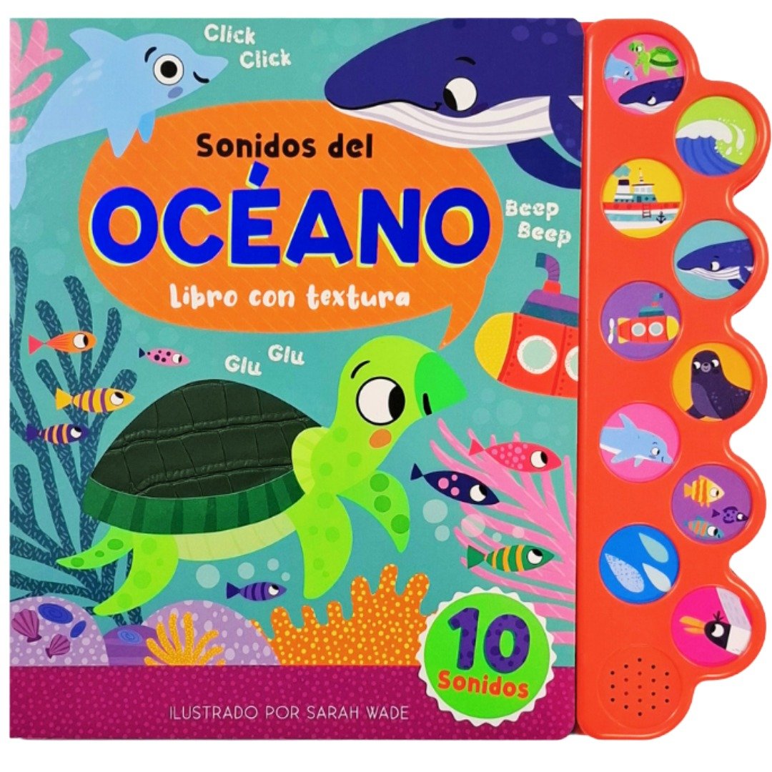 Libro con texturas - Sonidos Del Océano