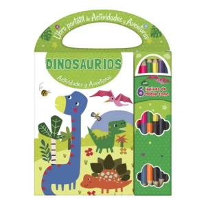 Libro Portátil de Actividades y Aventuras - Dinosaurios