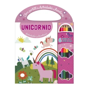 Libro Portátil de Actividades y Aventuras - Unicornio