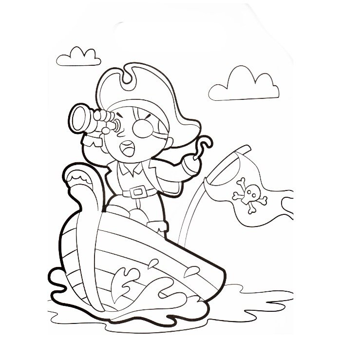 Piratas – Libro para Colorear - Imagen 2