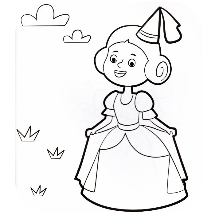 Princesas – Libro para Colorear - Imagen 2