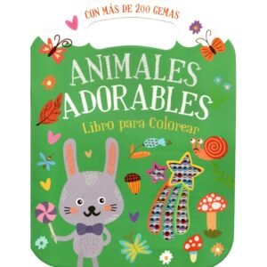Libro para Colorear con Gemas – Animales Adorables