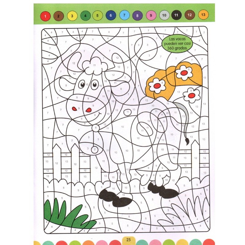 Colorea Por Números – Animales - Imagen 2