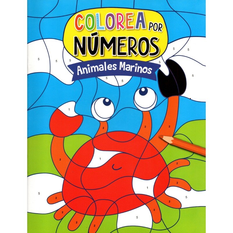 Colorea Por Números - Animales Marinos