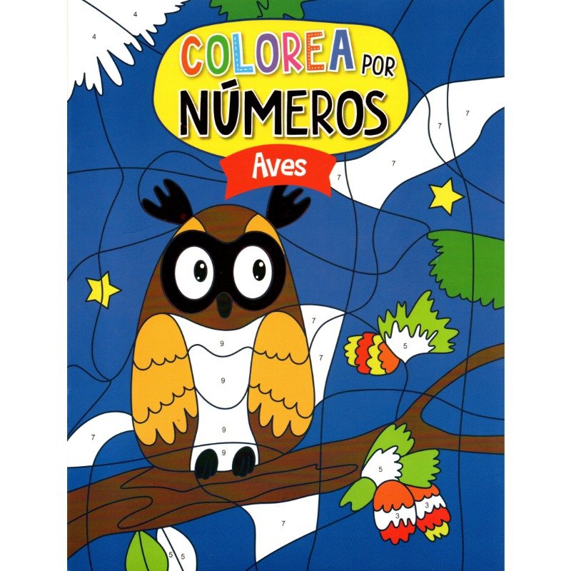 Colorea Por Números –Aves
