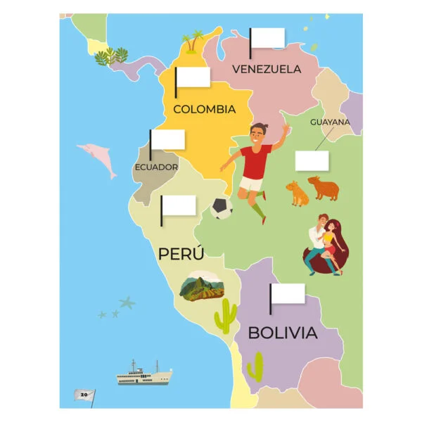 Banderas del Mundo con 200 Pegatinas - Imagen 3